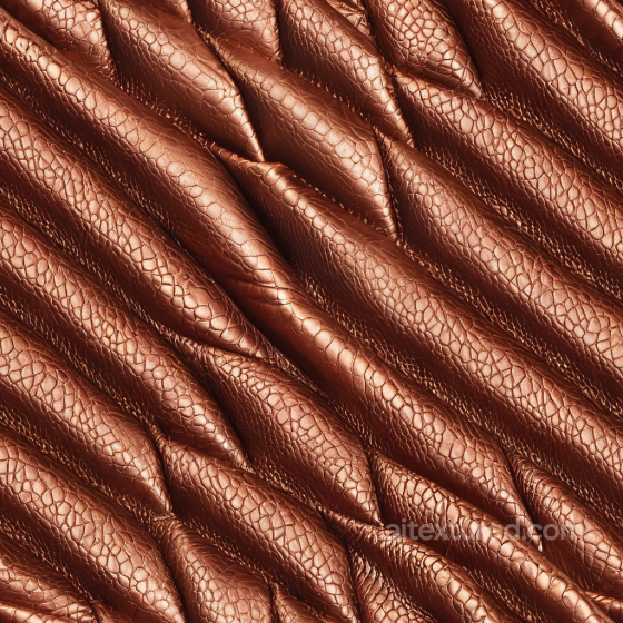 embossed copper leather PBR texture with metallic sheen and intricate scale-like grain Leather texture preview