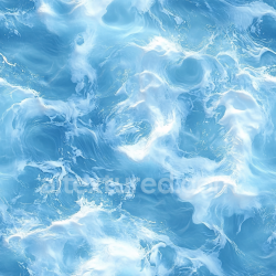 seamless Seamless 3D PBR Stylized Ocean Water Surface Texture with Dynamic Foam and Swirling Waves texture 8k free download PBR