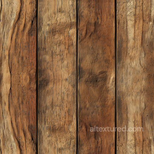 Rustic Reclaimed Wood Planks Seamless Texture with Natural Knots and Grain seamless Wood PBR texture