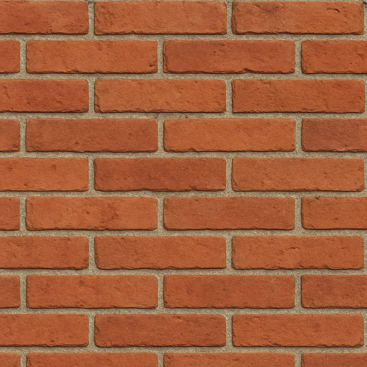 Red Brick seamless PBR texture preview