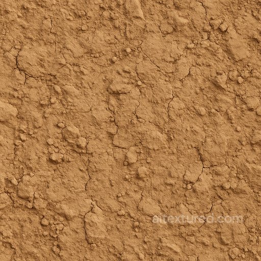 Natural Clay Soil Seamless Texture seamless Sand-soil PBR texture