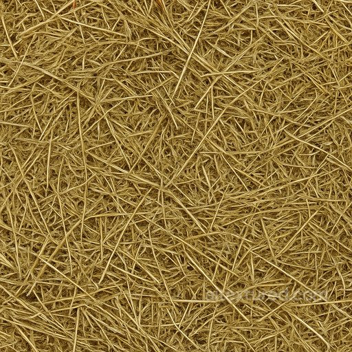 Organic Hay Seamless Texture seamless Hay-straw PBR texture