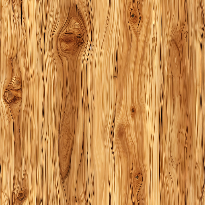 Pine Wood Featuring Natural Knots and Warm Grain Pattern seamless PBR texture preview
