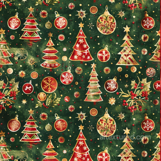 Vintage Christmas Fabric Texture with Festive Patterns Christmas vintage texture preview