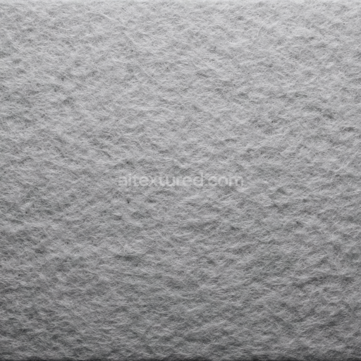 Seamless 3D Felt PBR Texture with Soft Gray Fibrous Surface and Dense Wool-like Character