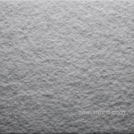 Felt PBR Texture with Soft Gray Fibrous Surface and Dense Wool-like Character seamless Felt PBR texture