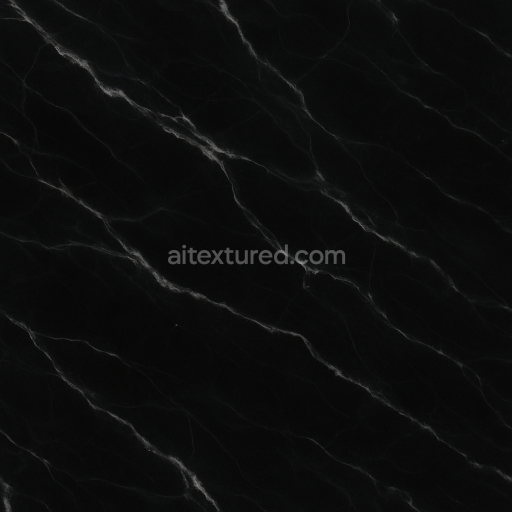 Seamless 3d texture pbr 8k polished black onyx natural pattern with onyx veins