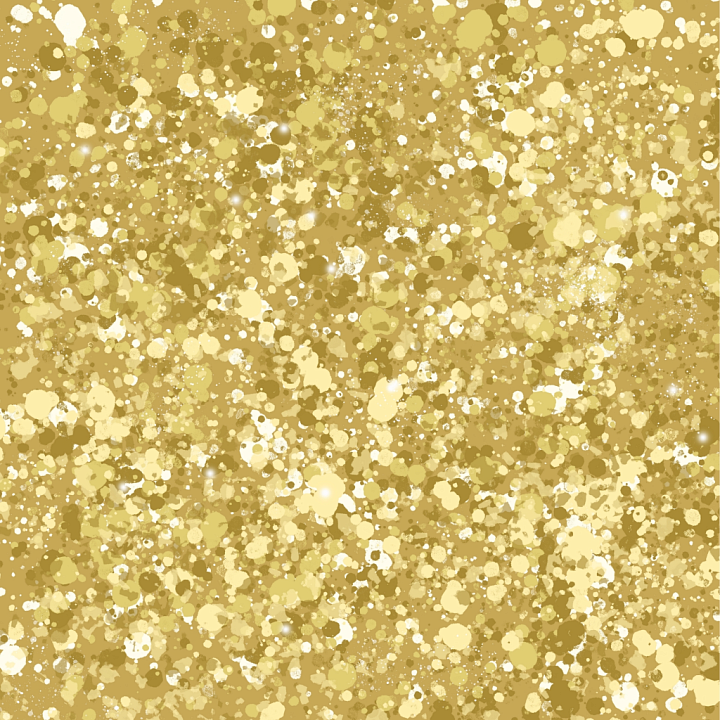 Gold Glitter with Irregular Sparkle Pattern seamless PBR texture preview