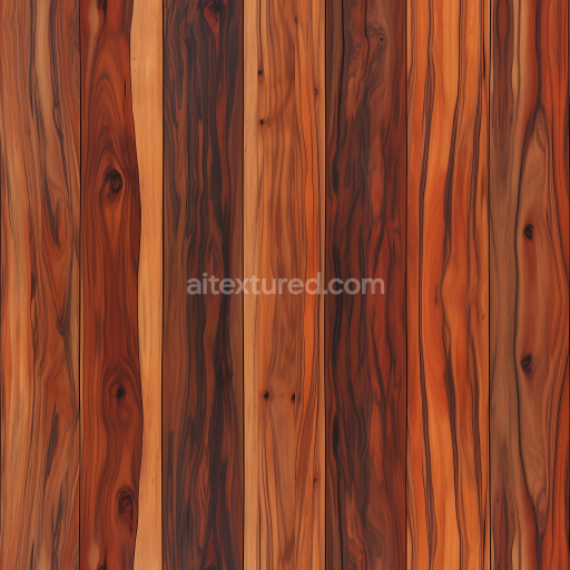 Seamless 3D rustic polished wood planks PBR texture with rich grain and knots