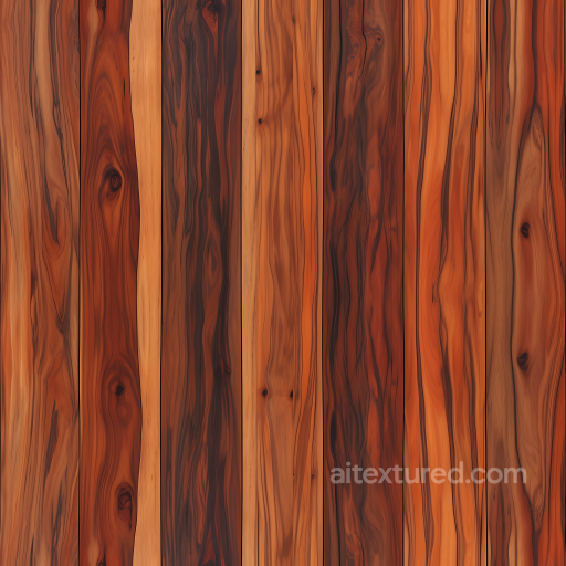 rustic polished wood planks PBR texture with rich grain and knots seamless Wood PBR texture