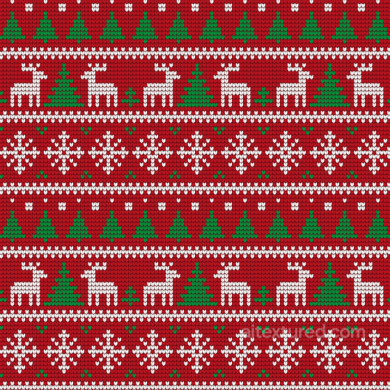 All Christmas Digital paper Texture of Red Christmas Knit Fabric Pattern with Deer and Tr… All Christmas Digital paper texture preview