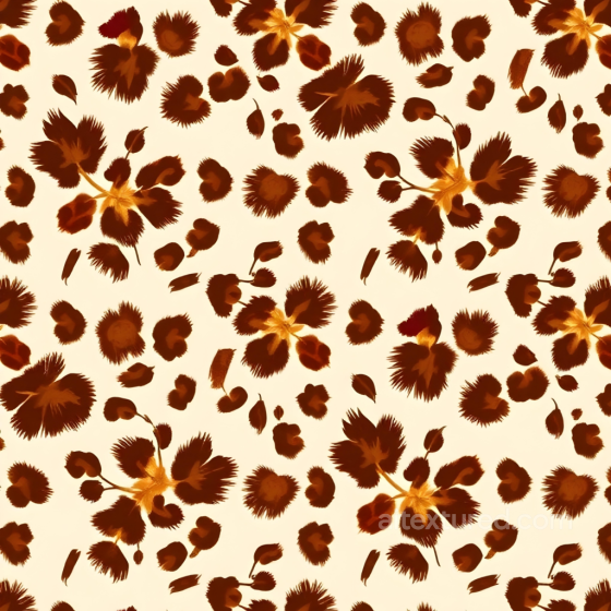 Leopard Print Fabric Texture with Brown and Tan Pattern Leopard Print texture preview