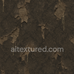 seamless Seamless 3d texture pbr 8k creepy wallpaper with peeling paint Halloween texture 8k free download PBR