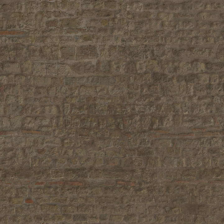 Wall Rough Uneven - Wall Worn Chipped Weathered Old Wall seamless PBR texture preview