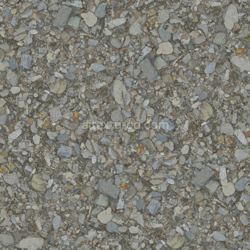 Rocks Stone Gravel Natural Rough Earthy Weathered Tileable Seamless Pbr