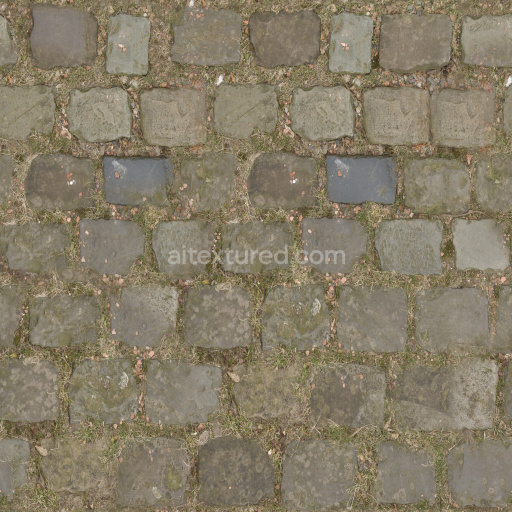 Paving Stone Texture Seamless Tileable Rough Natural Realistic Ground Earthy