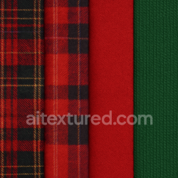 seamless Seamless 8k PBR 3d Texture of Plaid Wool Warm Flannel Holiday Fabric Surface texture 8k free download PBR