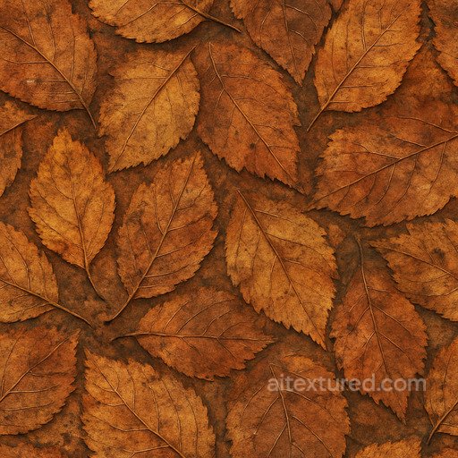 Aged Autumn Leaves Seamless Texture seamless Foliage PBR texture