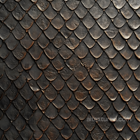 skin PBR texture featuring dark reptilian scale details with natural roughness Skin texture preview