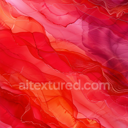 seamless Seamless 3D Alcohol Ink PBR Texture with Vibrant Red and Pink Fluid Waves texture 8k free download PBR