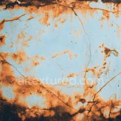 seamless Seamless 3D PBR Texture of Rusty Blue Metal with Cracks and Corrosion texture 8k free download PBR
