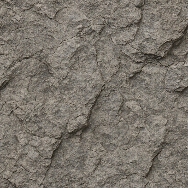 Photorealistic Rock seamless PBR texture preview