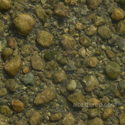 Natural Stream Seamless Texture seamless Water PBR texture