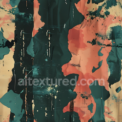 seamless Seamless 3D Artistic Camouflage Paint PBR Texture with Abstract Blotches and Drips texture 8k free download PBR