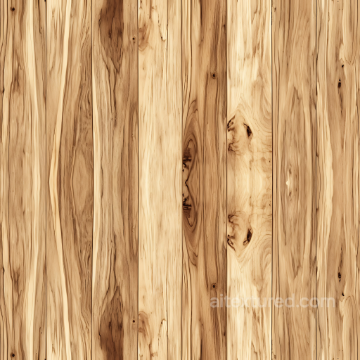 Hickory Wood Planks PBR Texture with Natural Knots and Grain seamless Wood PBR texture