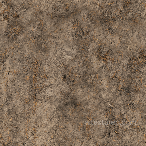 Forest Sand seamless Sand-soil PBR texture