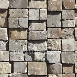 seamless Seamless 3D Cracked Stone Brick Wall PBR Texture with Weathered Surface texture 8k free download PBR