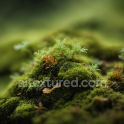 seamless High-detail mossy green ground texture with small plants texture 8k free download PBR