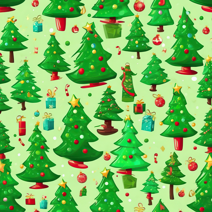 All Christmas Digital paper of Colorful Christmas Digital Paper Featuri… seamless PBR texture preview