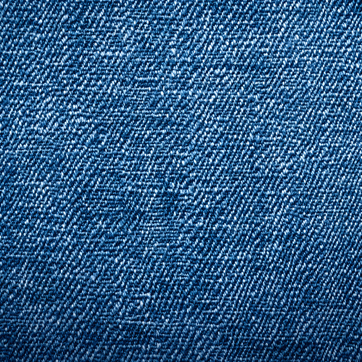 Cracked Blue Denim Fabric with Fine Fiber Details seamless PBR texture preview