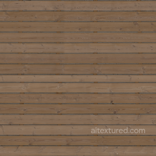 Flat Even Wooden seamless Wood PBR texture