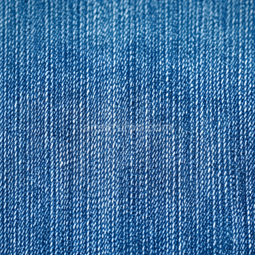 Seamless 3D Cracked Denim Fabric PBR Texture with Realistic Blue Threads
