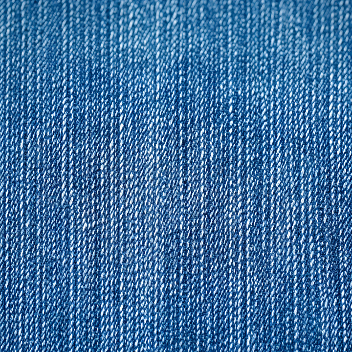 Cracked Denim Fabric with Realistic Blue Threads seamless PBR texture preview