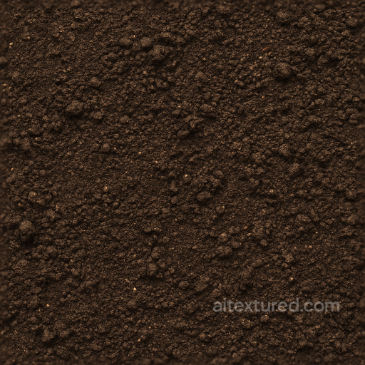 Sandy Loam Ground Surface With Fine Sand And Organic Soil seamless Ground surface PBR texture
