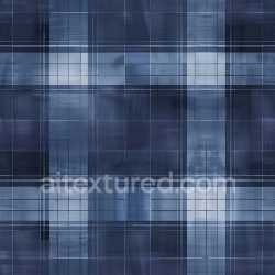 seamless Seamless 3D PBR Texture of Soft Blue Plaid Fabric with Brush Stroke Effect texture 8k free download PBR