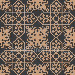 seamless Seamless 3D PBR Texture with Ornamental Boho Tile Pattern in Earthy Tones texture 8k free download PBR