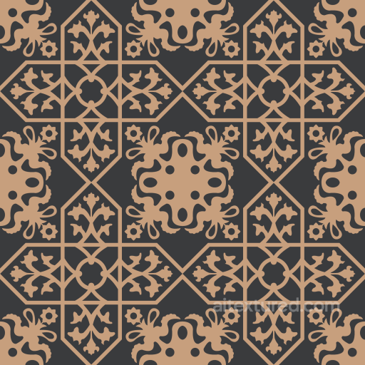 with Ornamental Boho Tile Pattern in Earthy Tones seamless Boho Seamless PBR texture