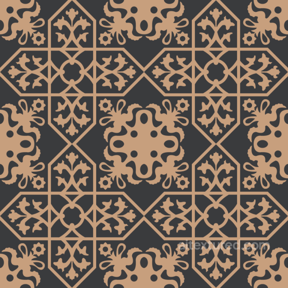 with Ornamental Boho Tile Pattern in Earthy Tones Boho Seamless texture preview