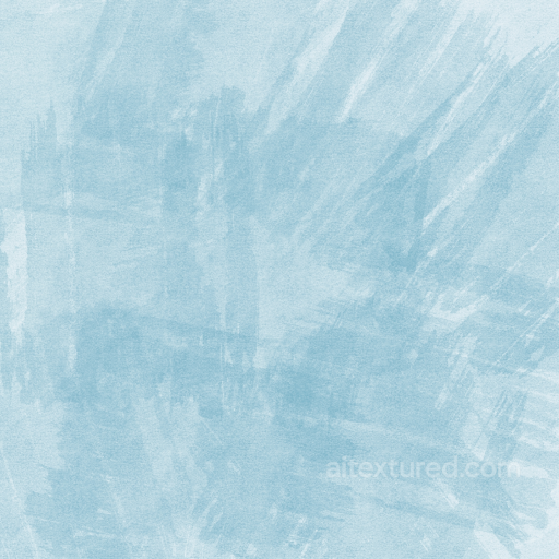 Light Blue Watercolor Paper Texture with Soft Brush Strokes seamless Watercolor texture PBR texture