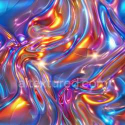 seamless Seamless 3D PBR Glossy Iridescent Abstract Texture with Fluid Reflective Surfaces texture 8k free download PBR