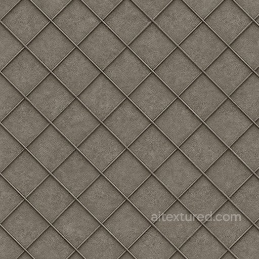 Diamond Lattice Thin Lines seamless Patterns PBR texture