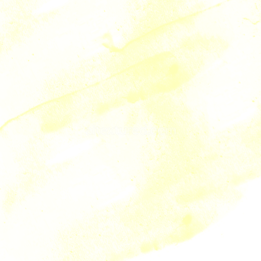 Seamless 3D PBR Pale Yellow Watercolor Texture with Soft Brush Strokes