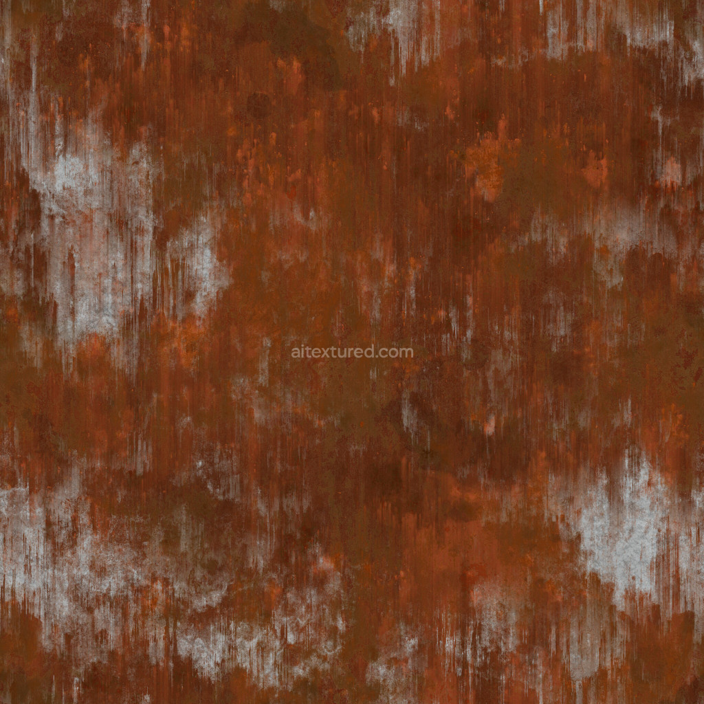 Seamless rusty metal texture with detailed surface variations