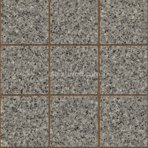 Seamless 3d texture pbr 8k granite tiles mosaic with natural stone and polished stone finish
