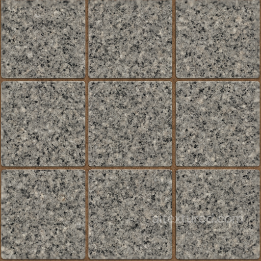 Granite Tiles Mosaic With Natural Stone And Polished Stone Finish seamless Mosaic PBR texture