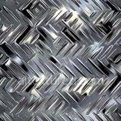 seamless Seamless 3D Polished Steel Diamond Plate PBR Texture with Reflective Surface texture 8k free download PBR